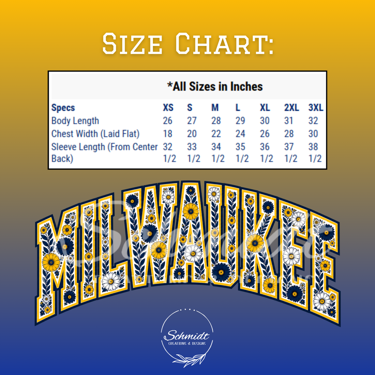 Milwaukee Floral Crewneck Sweatshirt