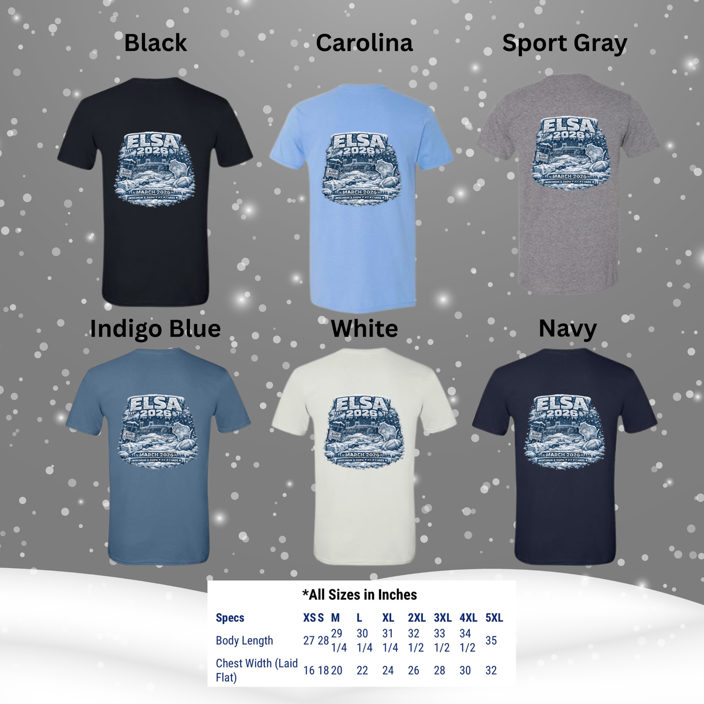 Wisconsin Winter Storm ELSA 2026 - Tee