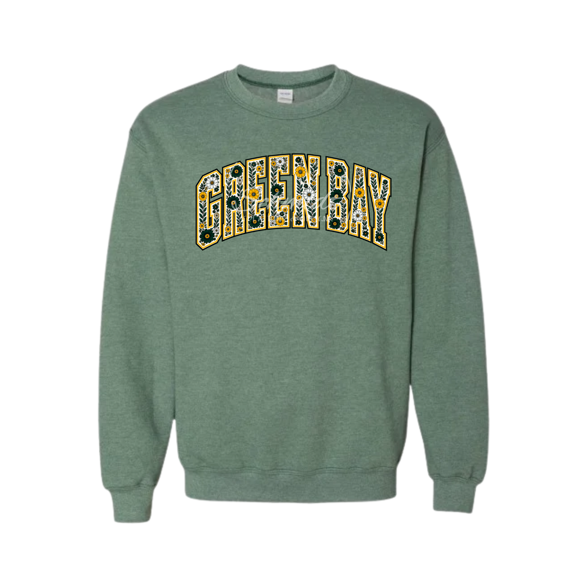 Green Bay Floral Crewneck Sweatshirt