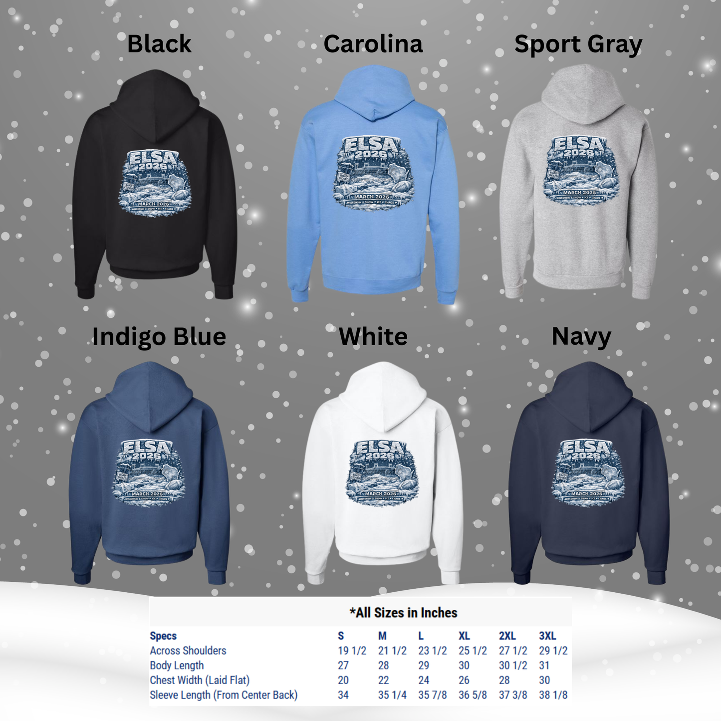 Wisconsin Winter Storm ELSA 2026 - Hoodie