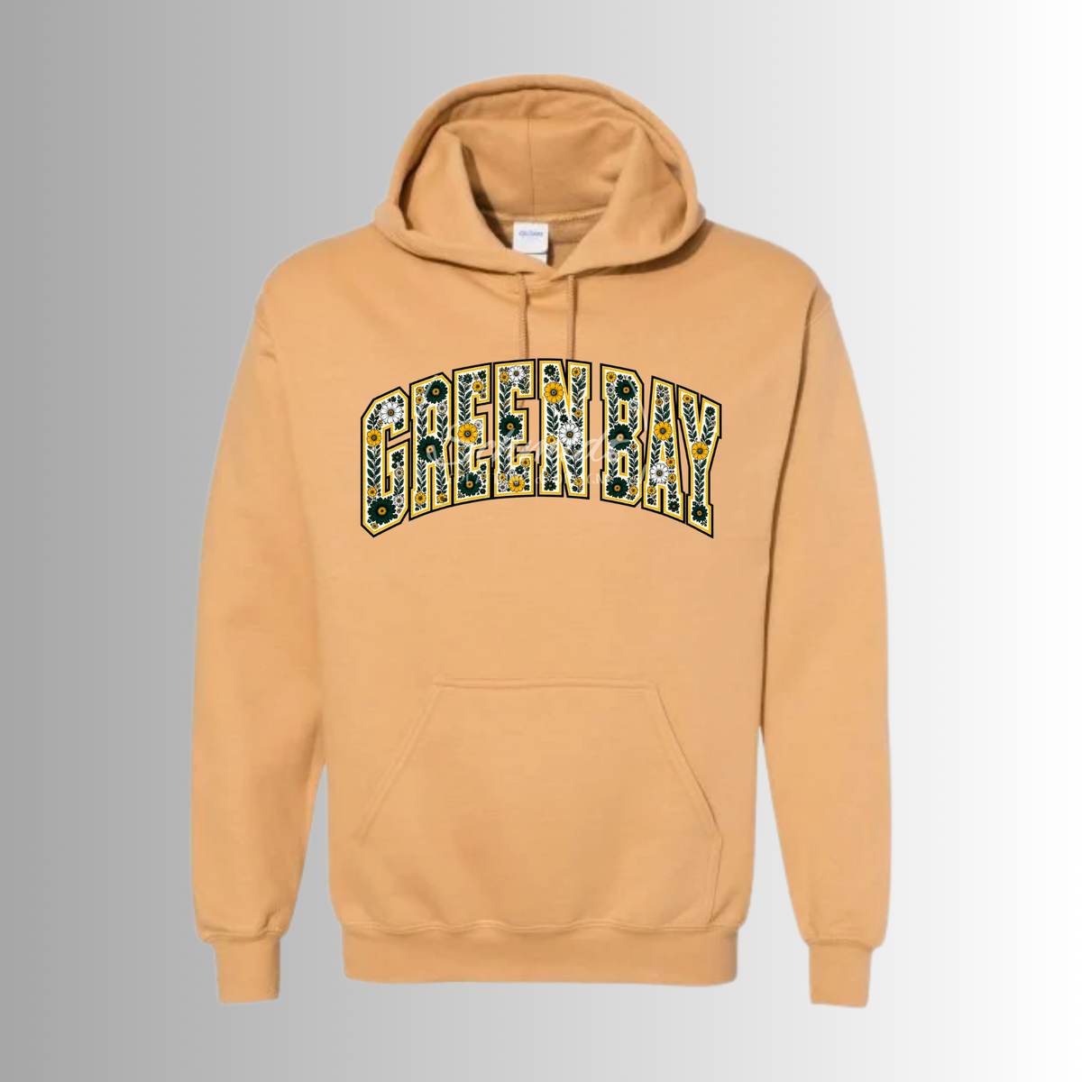 Green Bay Floral Hooded Sweatshirt
