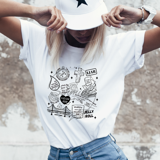 Jelly Roll Mash Up Tee
