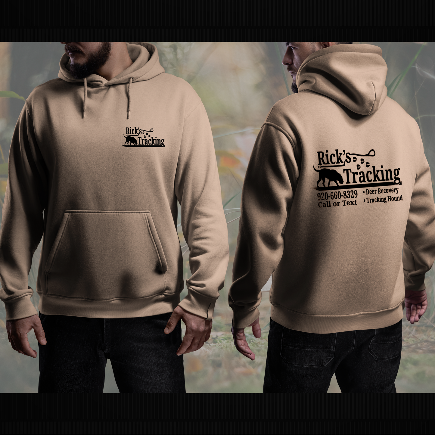 Rick's Tracking HOODED Sweatshirt