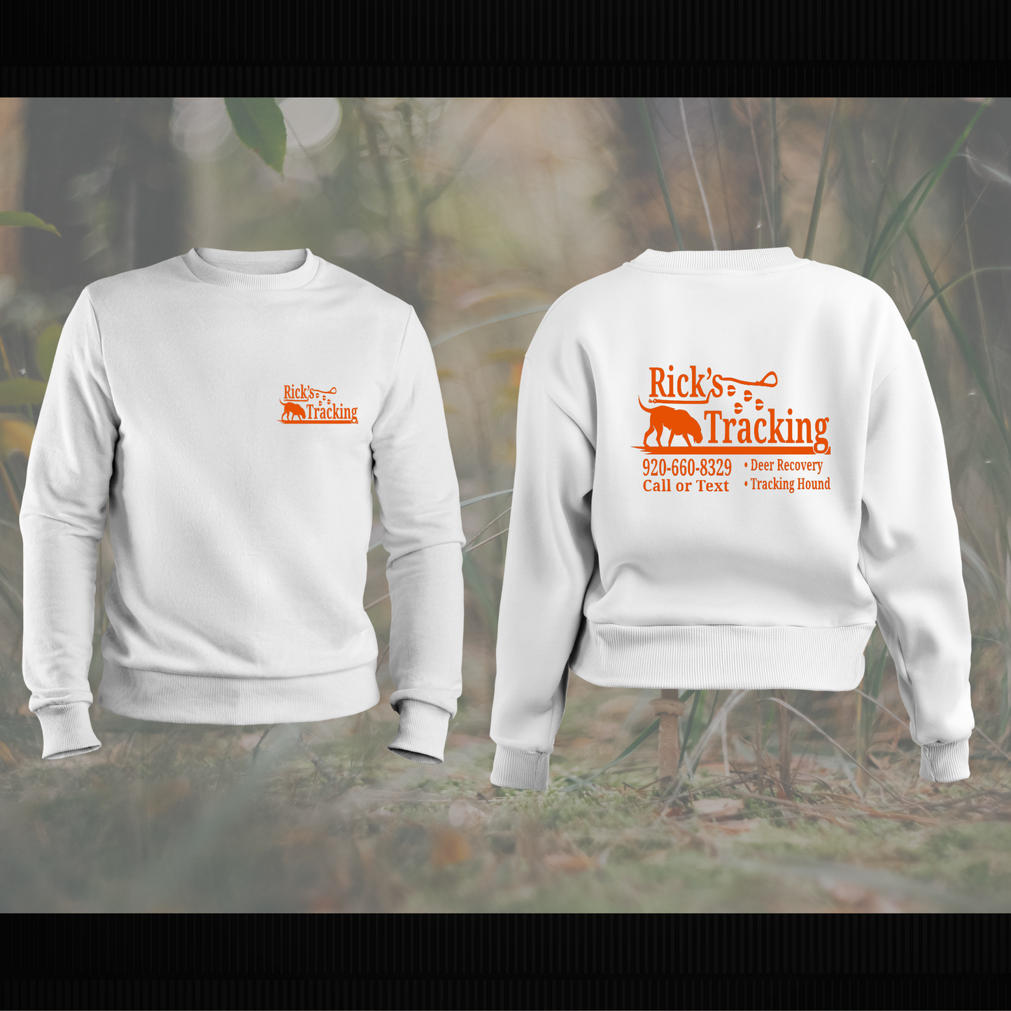Rick's Tracking CREWNECK Sweatshirt