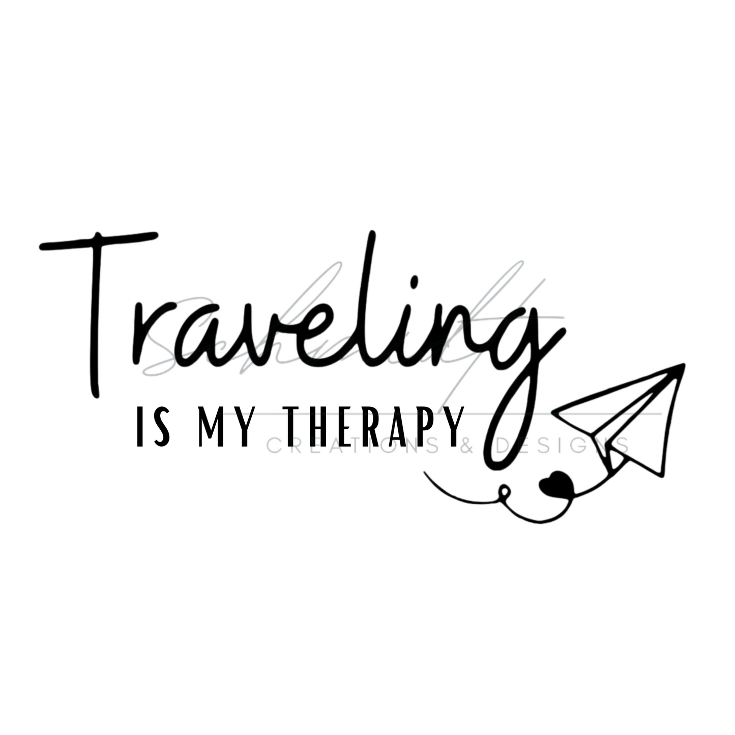 Traveling Is My Therapy Top
