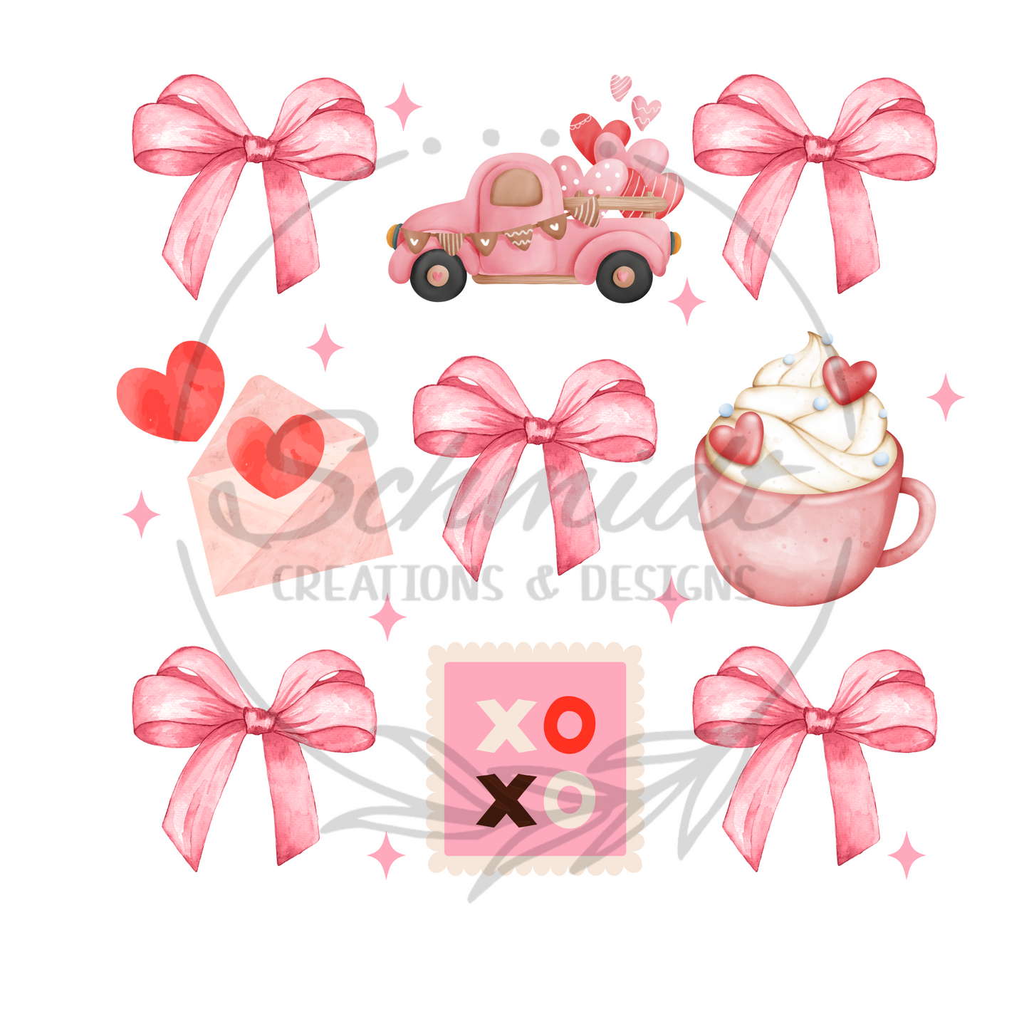 Valentine's Bow Tee