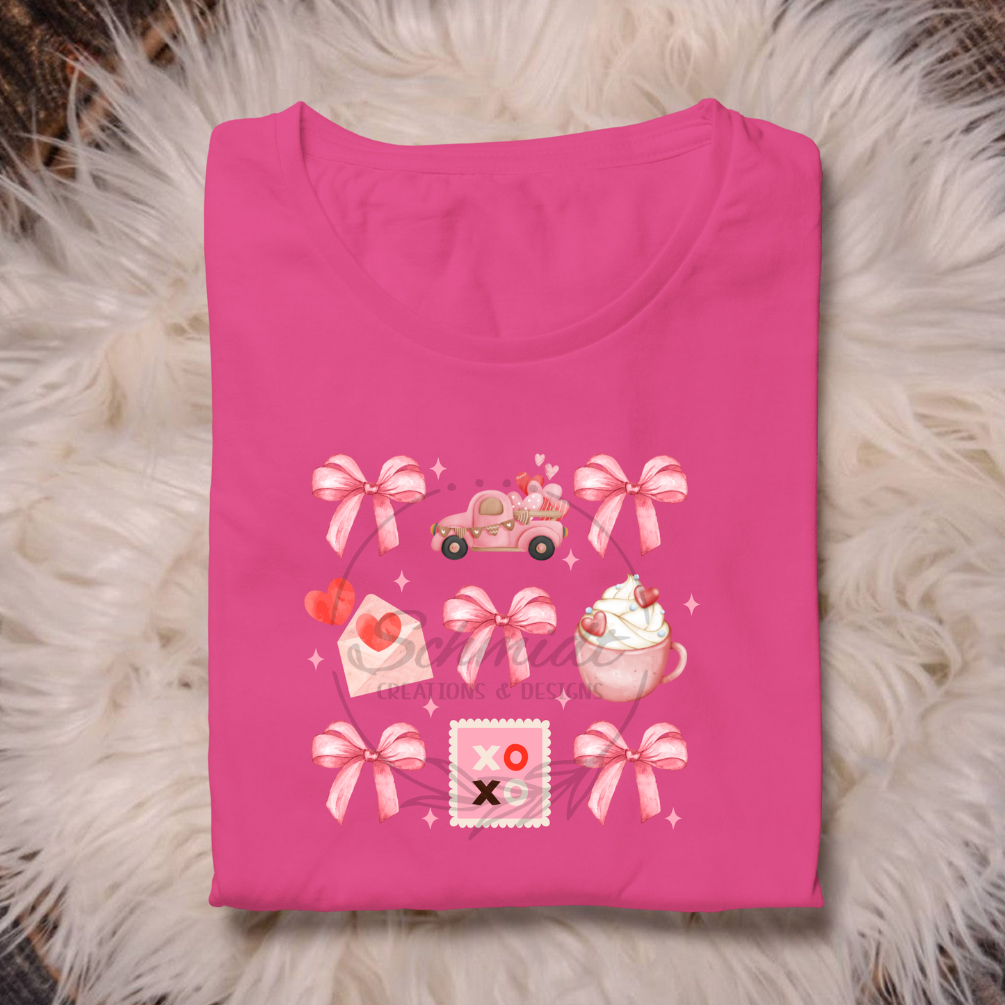 Valentine's Bow Tee