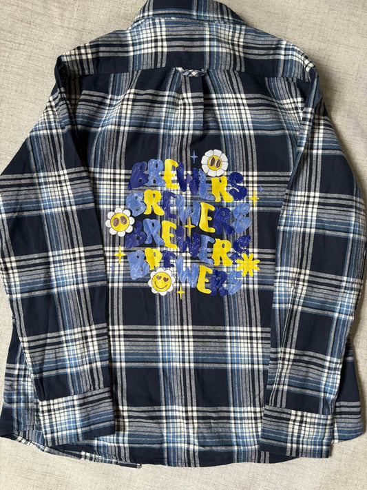Milwaukee Baseball Flannel - Small
