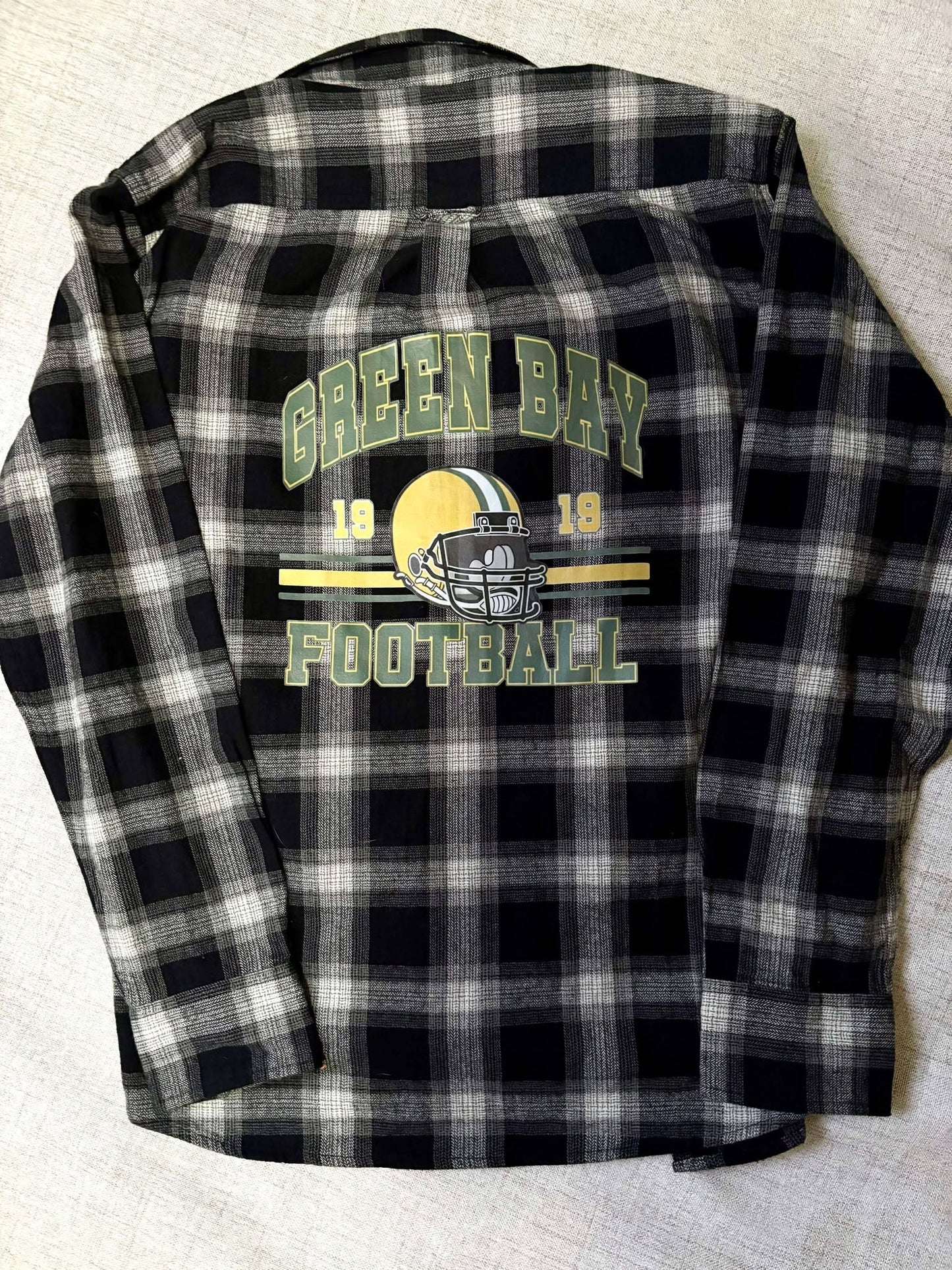 GB Football Flannel - Medium
