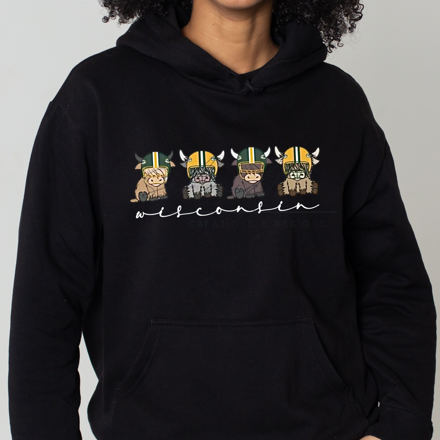 Highland Cows Green Bay Packers Sweatshirt