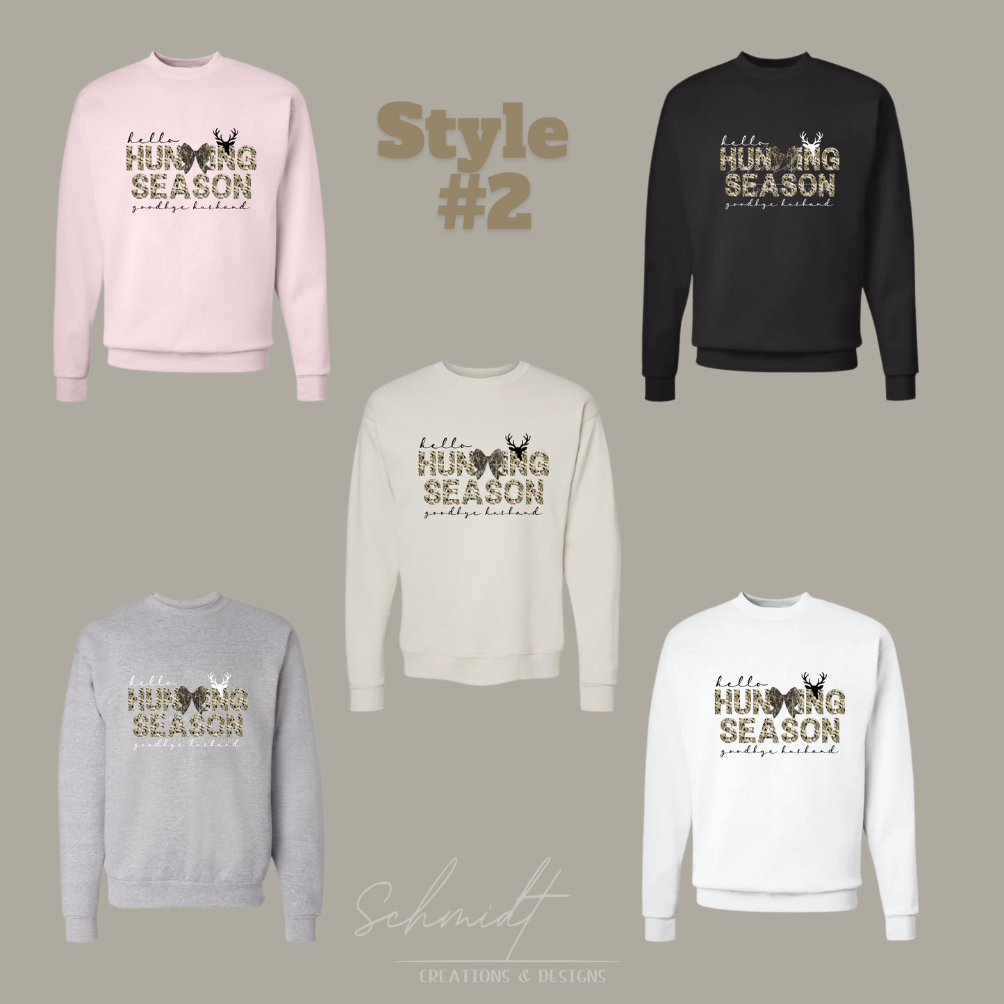 Hello Hunting Crewneck